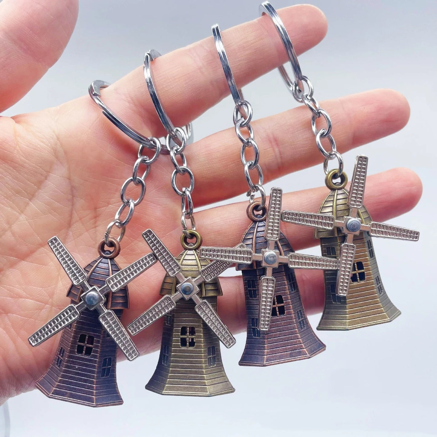 Dutch Windmill Keychain