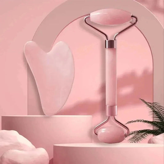 CrystalEase – Face & Neck Massager ABS Roller for Relaxation & Beauty