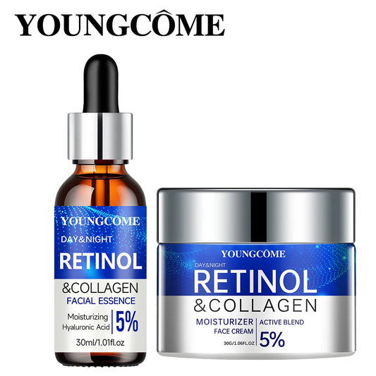 RetinolRenew Set – Hydrating & Repairing Cream + Serum for Smooth, Youthful Skin