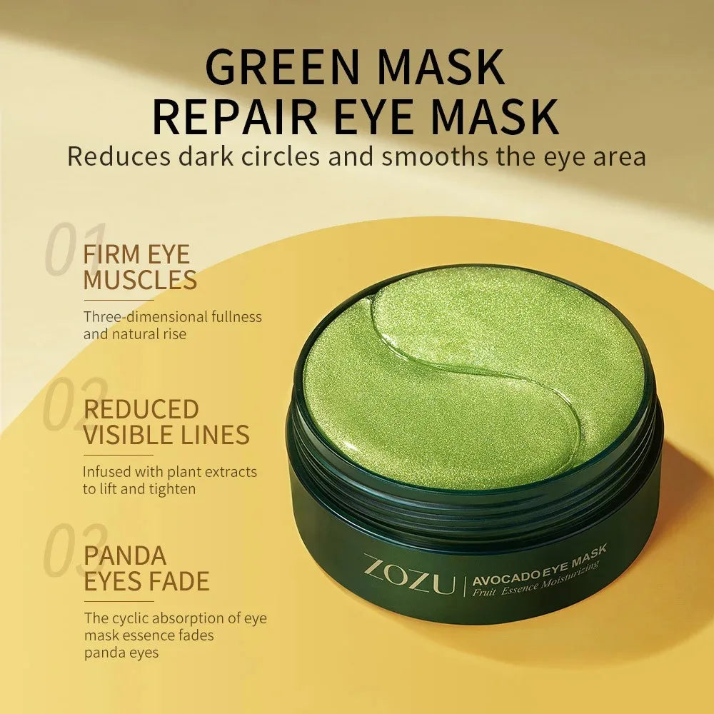 AvocadoGold Rejuvenate – 120 Pieces Eye Mask for Moisturizing & Firming Dark Circles