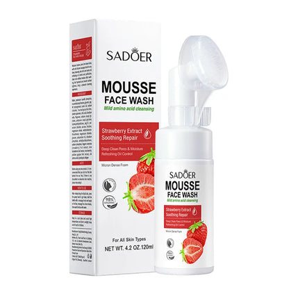 SAODER Fruits – Refreshing Facial Cleanser Foam for Deep Hydration & Glow