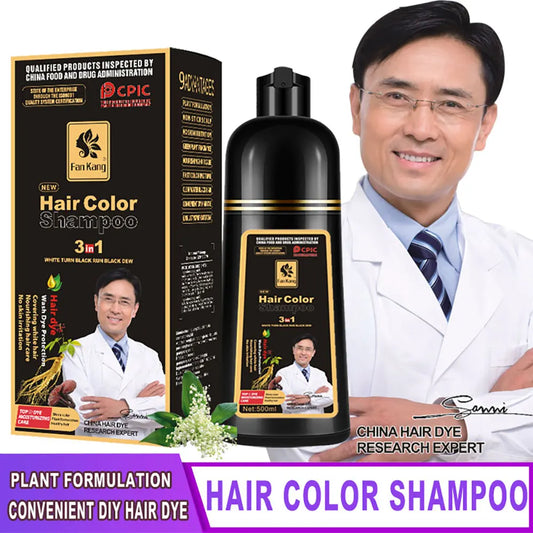 Eclipse Noir 3-in-1 – Instant Black Coloring Shampoo for Seductive Hair 500ml