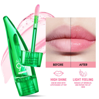 Langmanni Aloe Vera – Color-Changing & Hydrating Lip Glow for Long-Lasting Shine