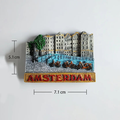 Nederland Amsterdam Toeristische Souvenir Magnetische Koelkast Sticker Collectie Gift Koelkast Magneten