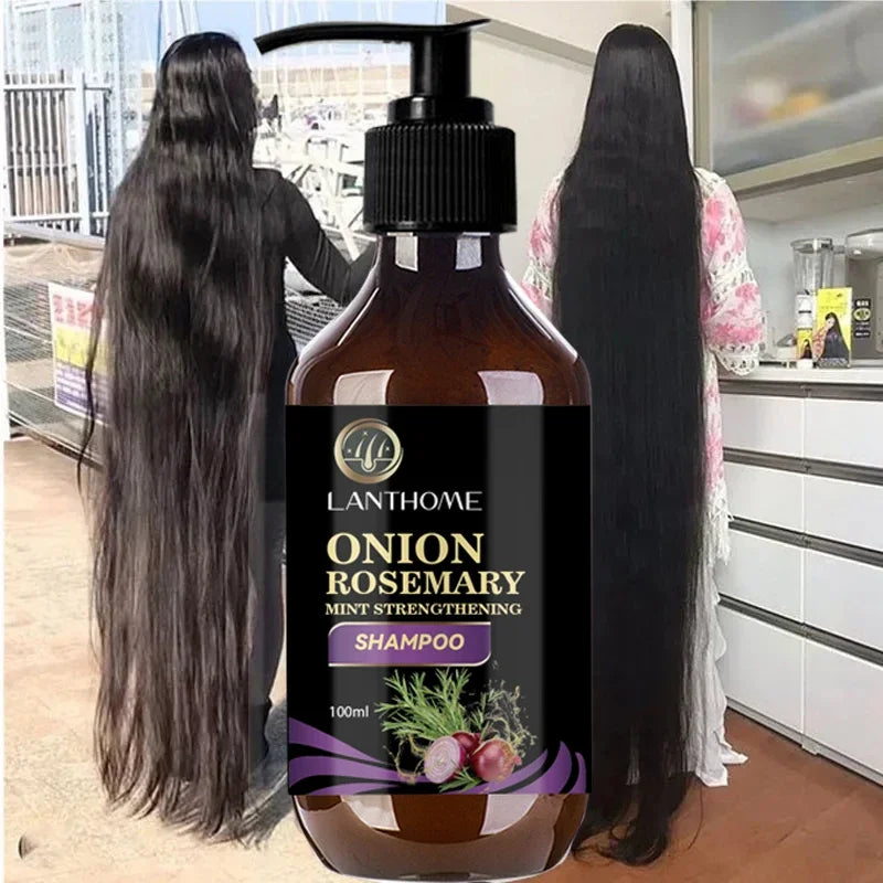 HerbalGrow – 100ML Rosemary & Onion Shampoo for Fast Hair Growth & Anti-Hair Los
