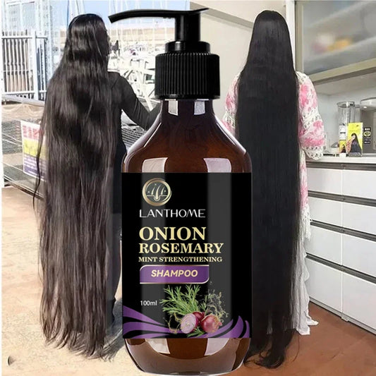 HerbalGrow – 100ML Rosemary & Onion Shampoo for Fast Hair Growth & Anti-Hair Los