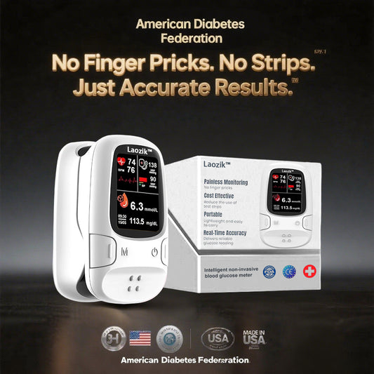 Laozik™ Develops Newly Launched Non-Invasive Smart Glucose Meter ✅made in the USA✅🔥Limited stock available!🔥