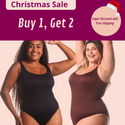 2 Ribbed Body Shapers - Buy 1, Get 2.