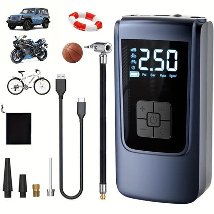Portable Car Inflator Pump with LED Light