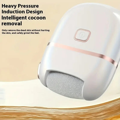 Rechargeable Electric Foot File with 3 Replaceable Grinding Heads