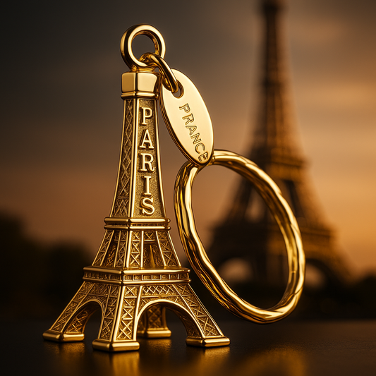3D Eiffel Tower Keychain – Paris Souvenir (Pack of 25 to 125 units)