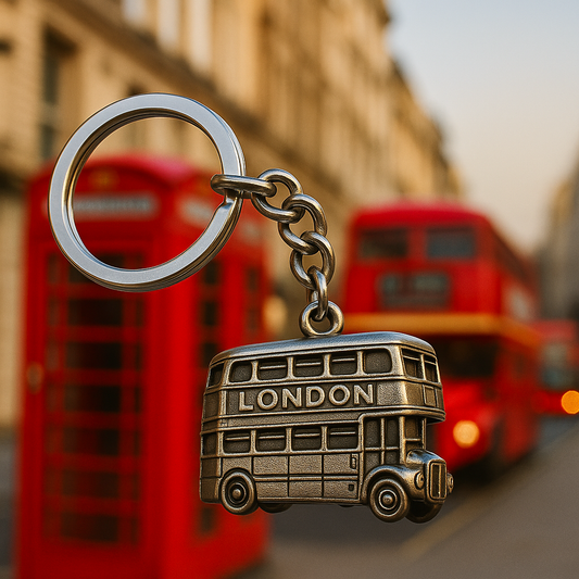London Keyring – Iconic Bus (2 Colors, 25x20mm)