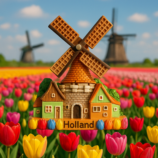 Amsterdam Fridge Magnet – Tourist Souvenir from the Netherlands